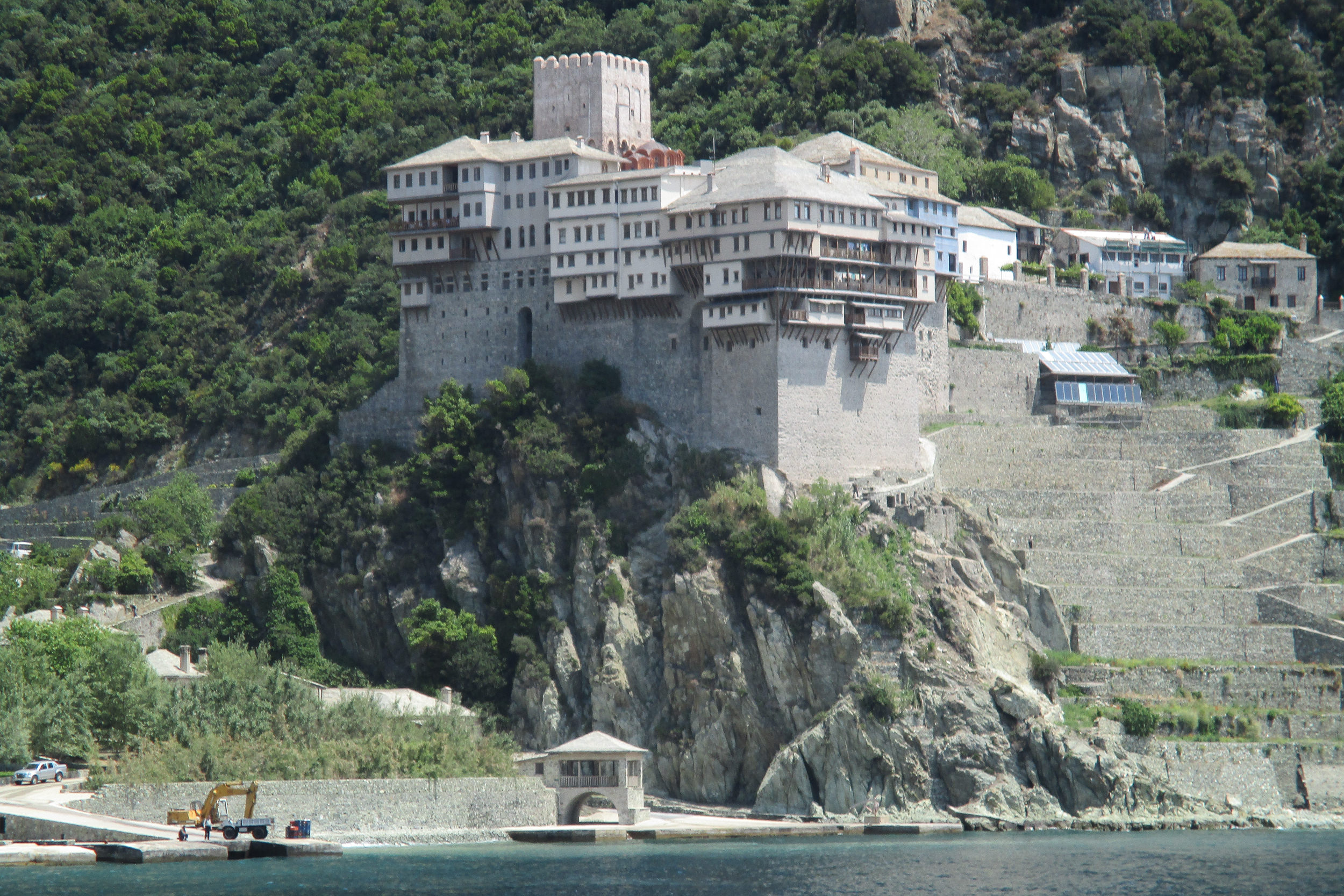 mount athos in northern greece